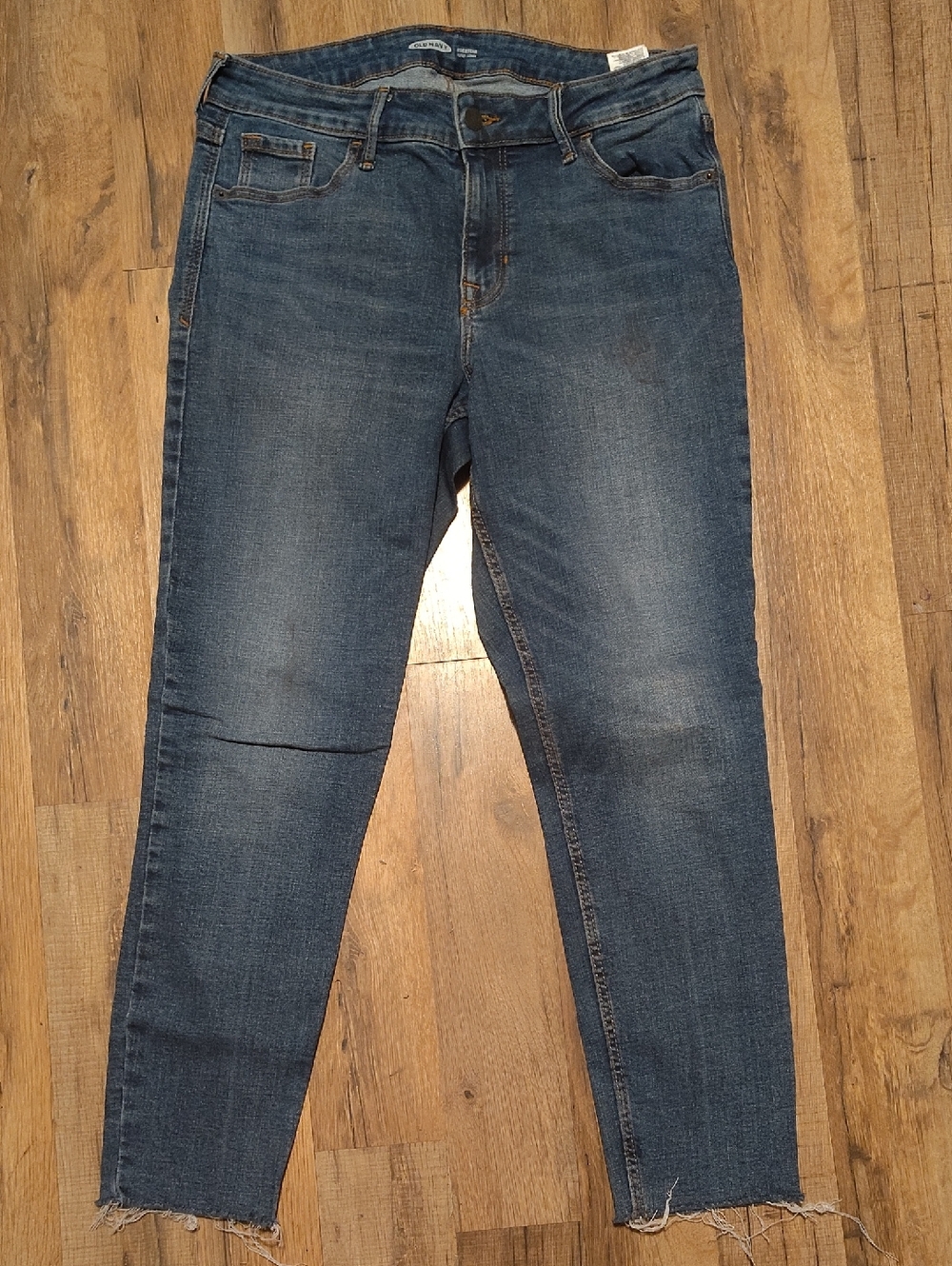 Old Navy Women's Rock Star Medium Blue Skinny Jeans Sz 10